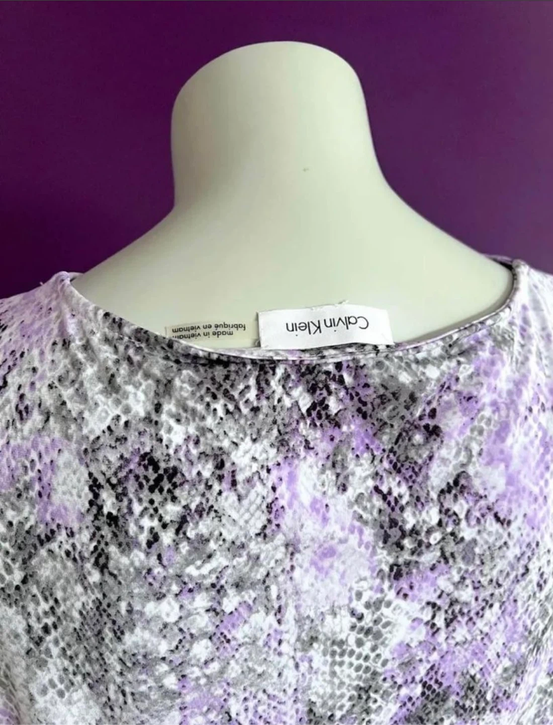 Women’s Calvin Klein spring/summer purple top - photo 4
