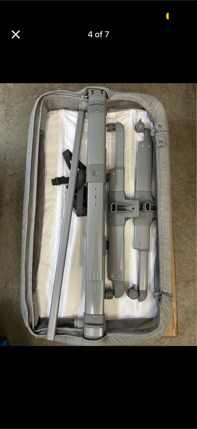 Grey Bassinet with 5 Adjustable Height Positions - photo 5