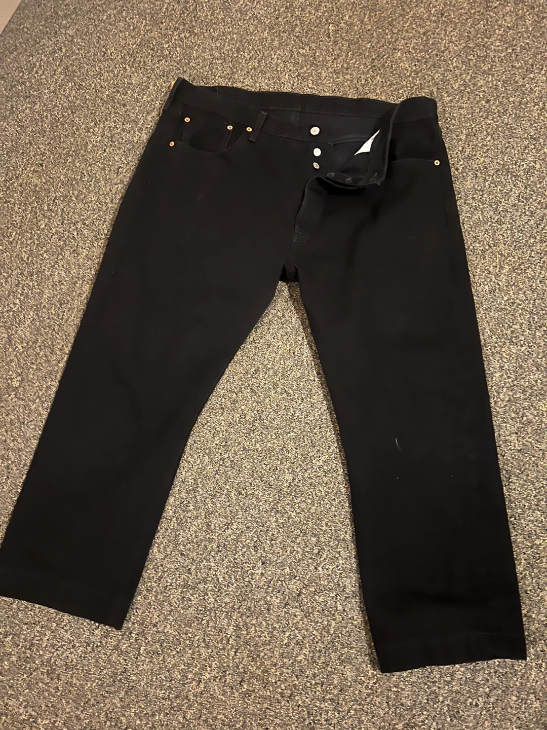 Levi's 501 Black Jeans W40 L32 - photo 3
