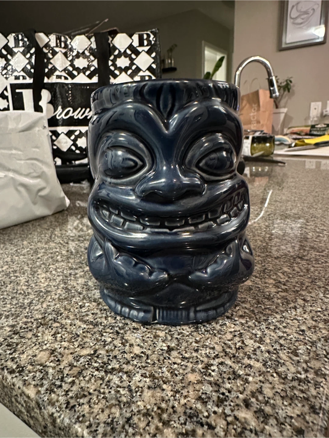 Blue Tiki Mug