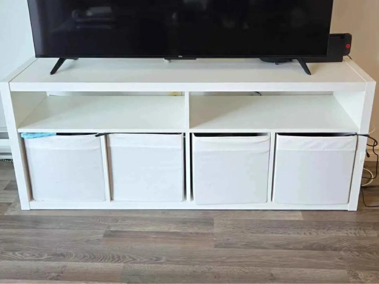 IKEA KALLAX 4-Cube Storage Unit - White