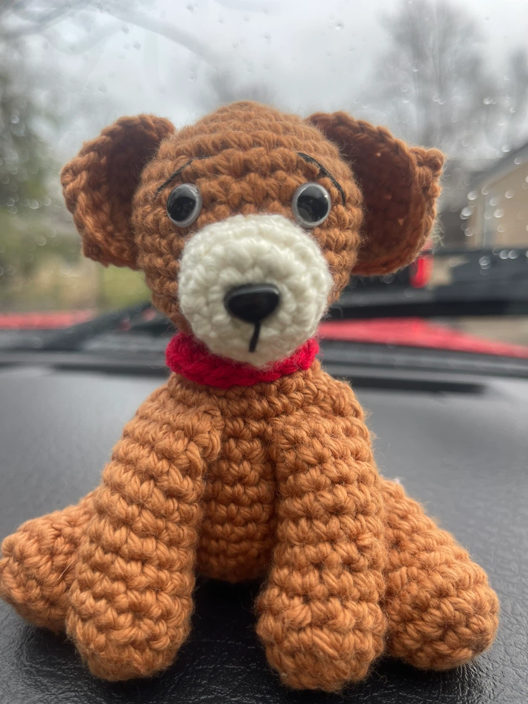 Hand-Crocheted Dog Plush Toy