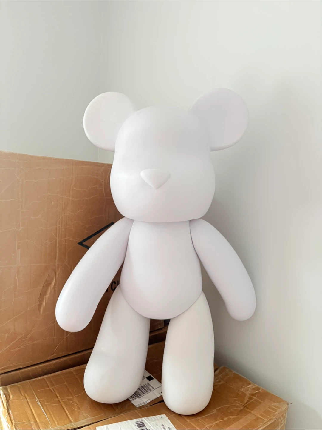 White Bear (Bearbrick) Figure - 75 cm tall