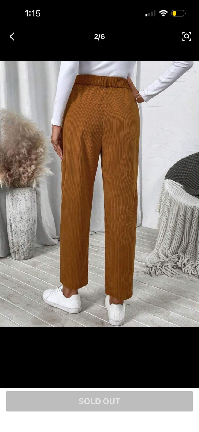 Brown Corduroy Pants - Size Medium autumn/spring pant - photo 3
