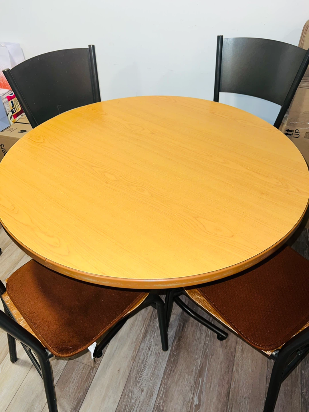 MOVING OUT SALE!! Round Dining Table Set with 4 Chairs - photo 3