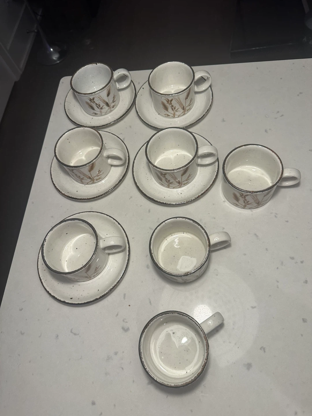 Midwinter Stonehenge Cups and Saucers - Set of 8 - photo 5