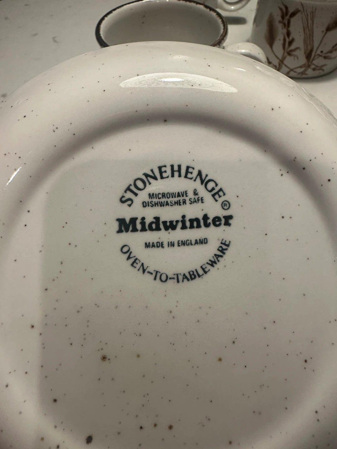 Midwinter Stonehenge Cups and Saucers - Set of 8 - photo 4
