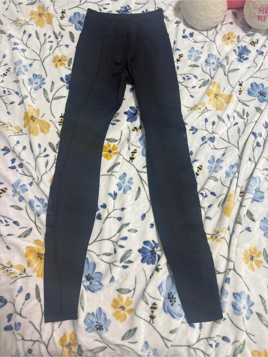 Black Mesh Leggings Lululemon