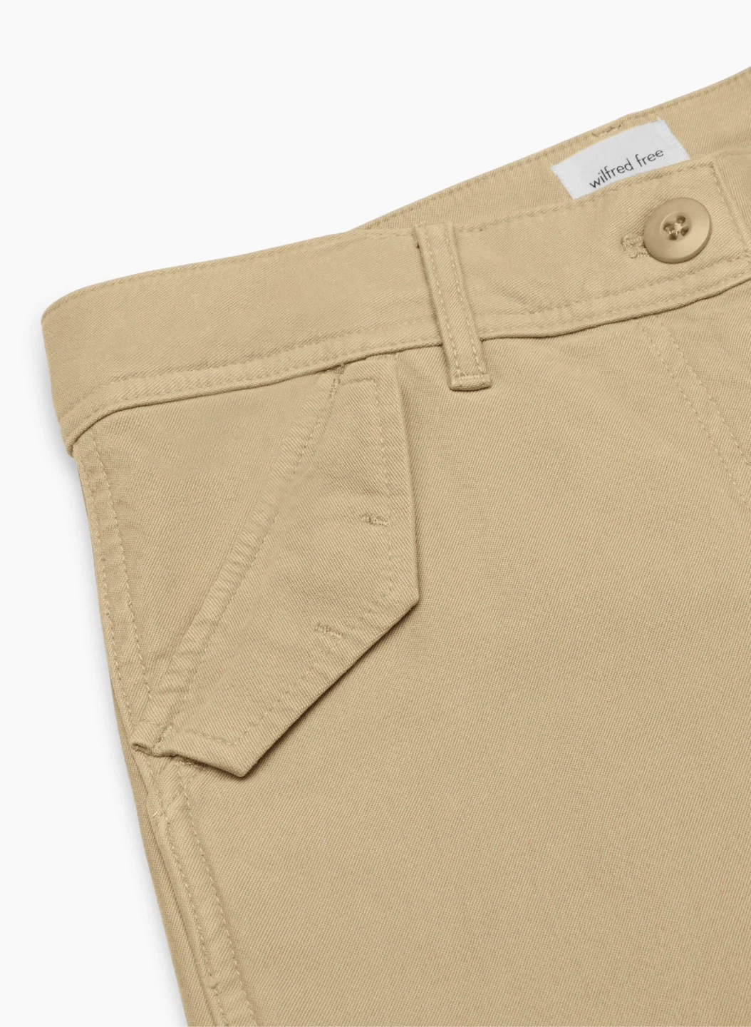Wilfred free glacier cargo pants size 4- colour sandy beige - photo 2