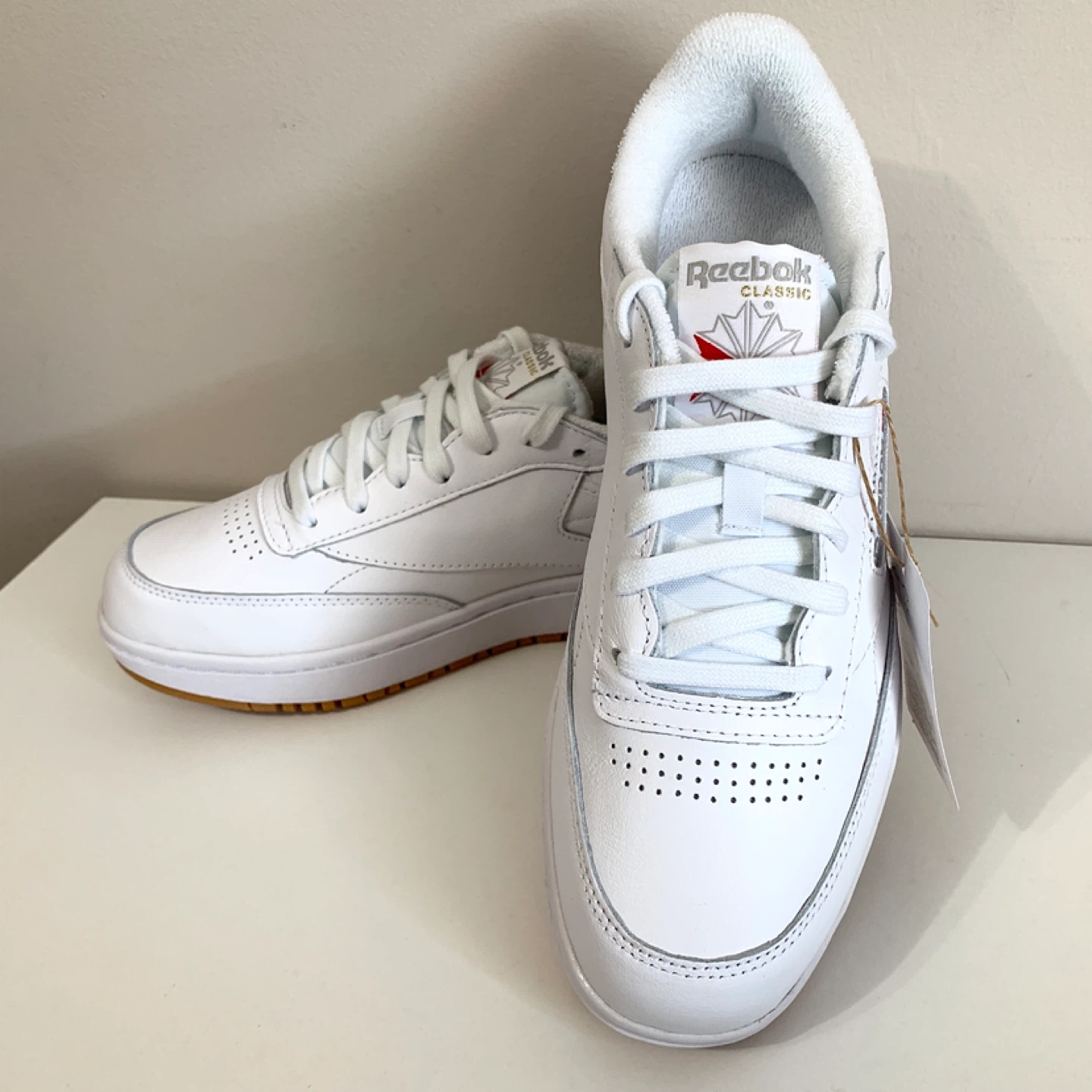 Reebok Womens Shoes Size 10 Club C Double, Leather Tennis Shoes - photo 3