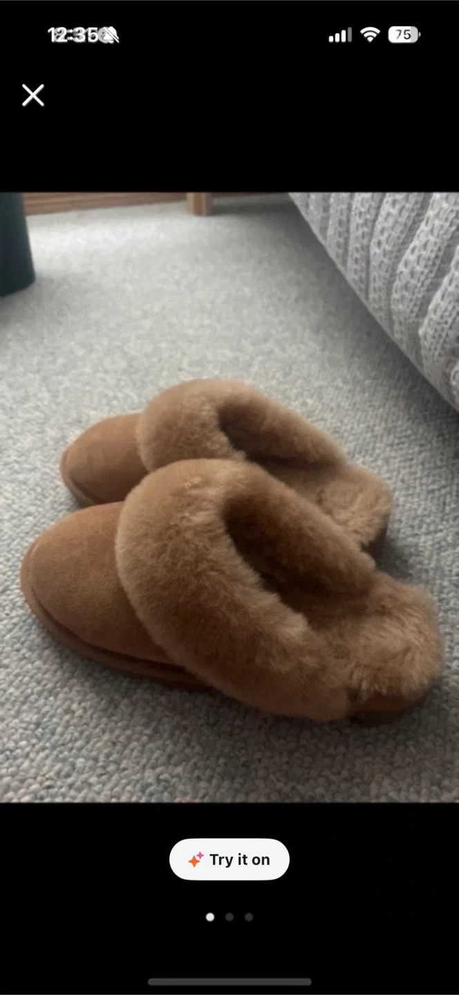 Brown Slides, brand new  size 7