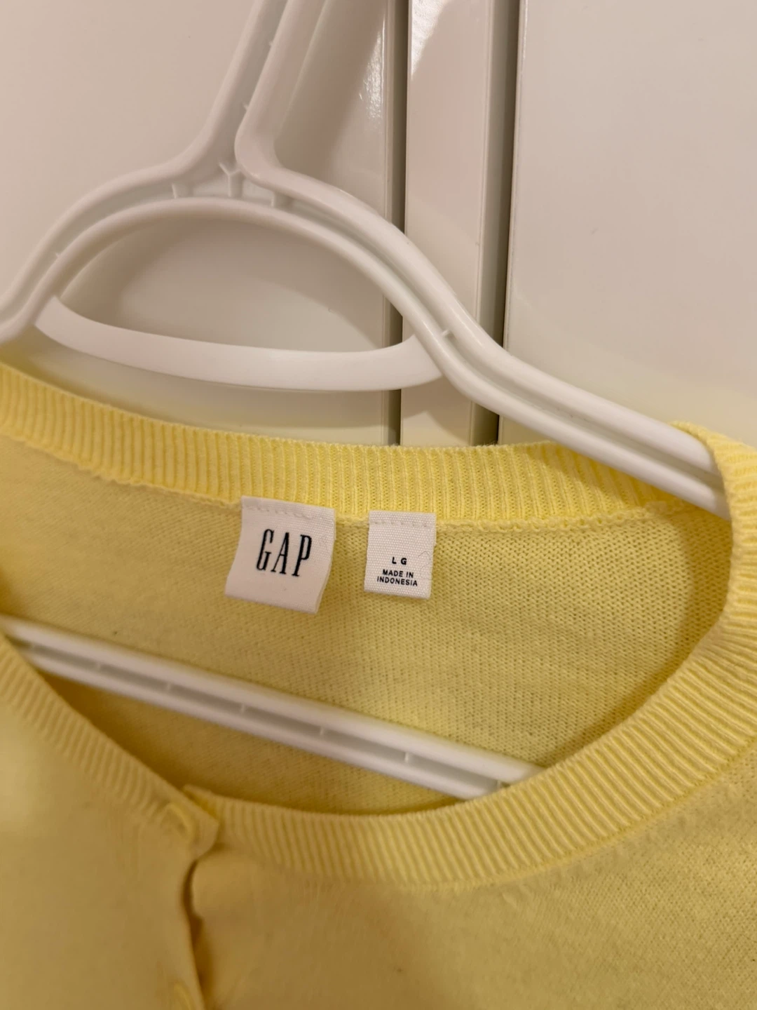 Gap Women's Yellow Button-Up Cardigan - Size Large - photo 2