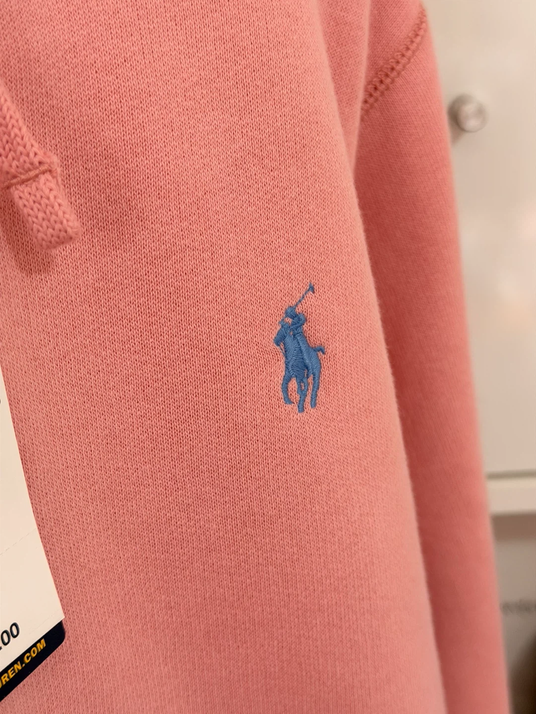 Polo Ralph Lauren Pink Zip-Up Hoodie - Size M - photo 4