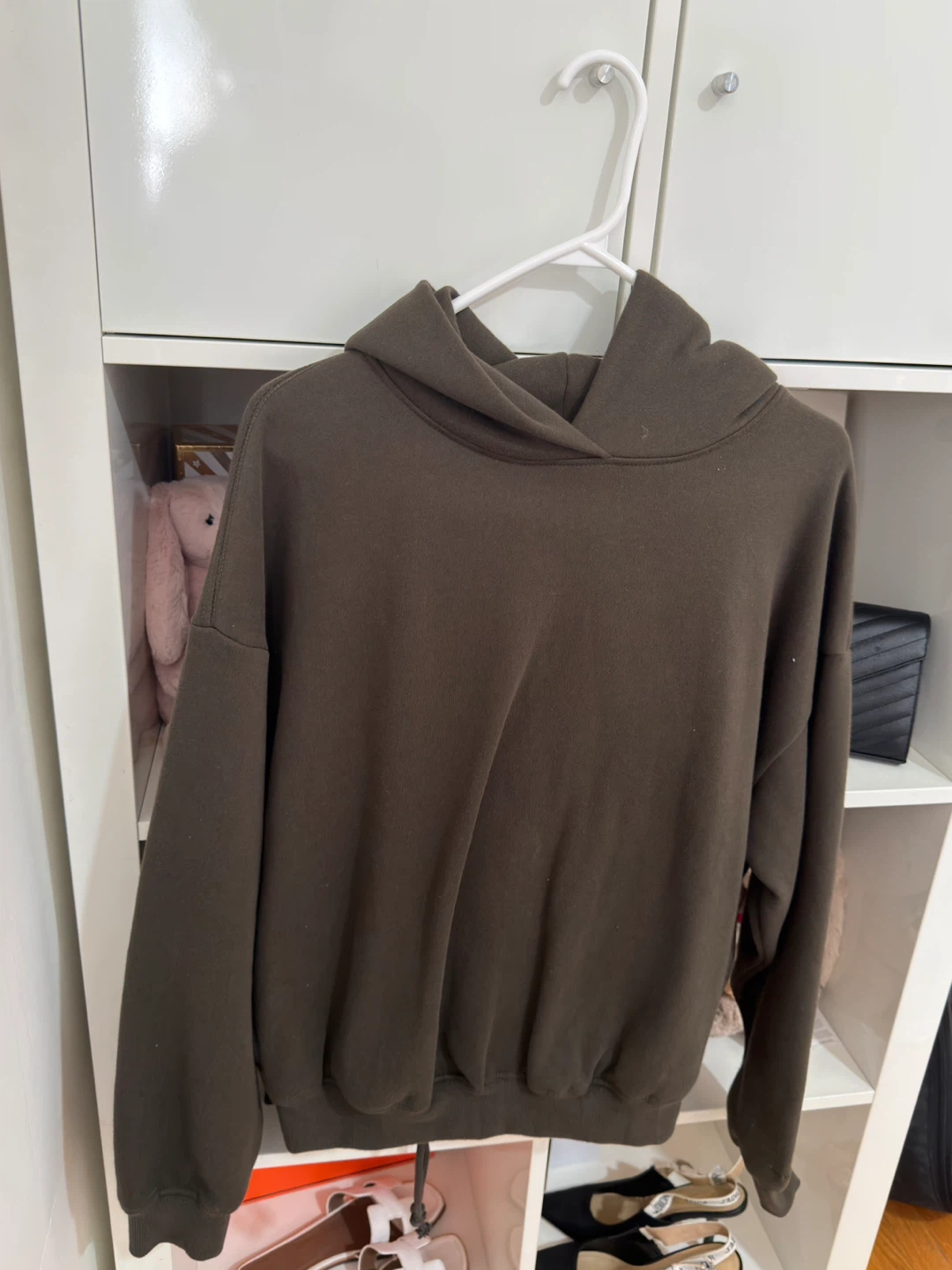 GARAGE Women's Hoodie - Dark Olive Green, XXS-XS