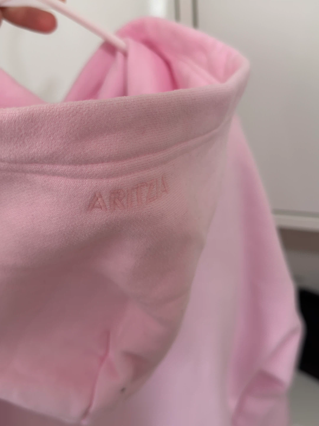 Aritzia Pink Sweatfleece Hoodie Size M - photo 2