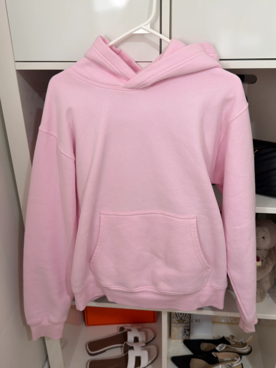 Aritzia Pink Sweatfleece Hoodie Size M