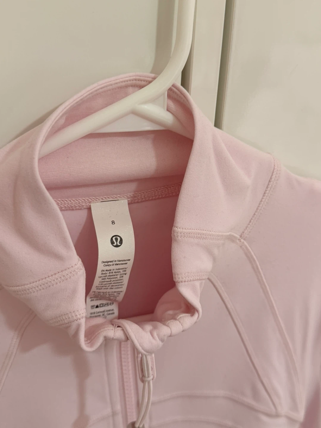 Lululemon Define Cropped Jacket Nulu Pink Size 8 - photo 2