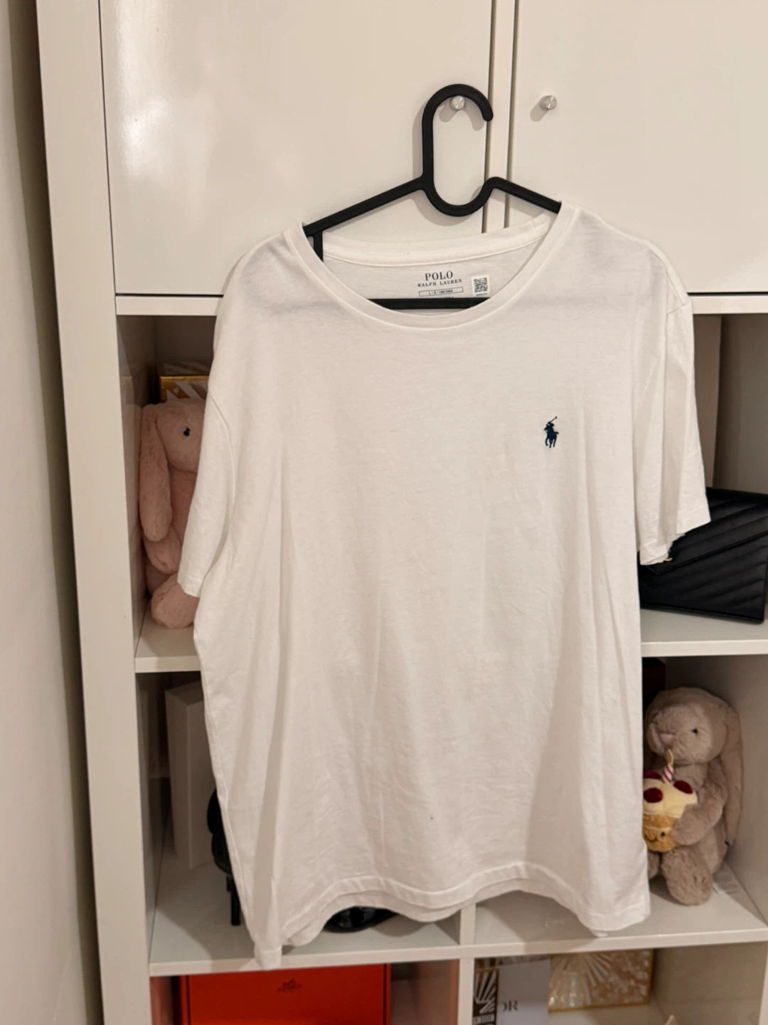 Polo Ralph Lauren White T-Shirt - Size L