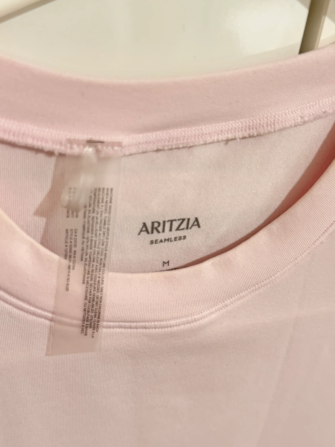 ARITZIA Seamless T-Shirt - Pink - Size M - photo 2