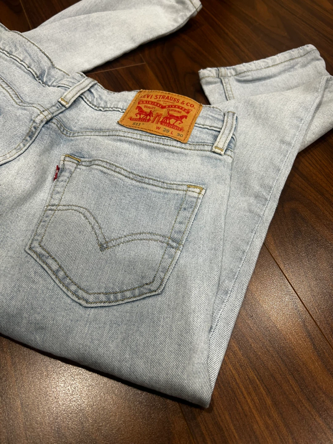 Men’s 511 Levi’s 29x30 light wash - photo 3