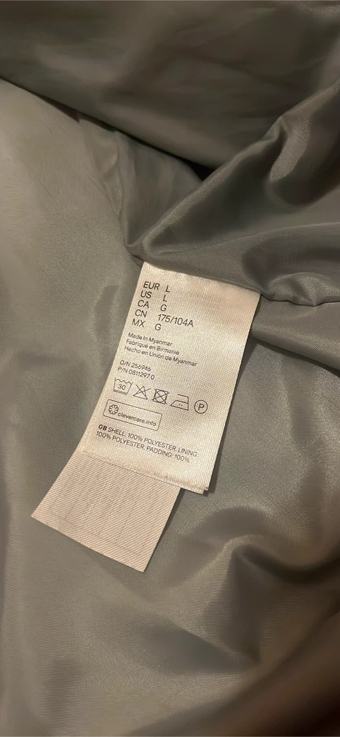 Large H&M Camo Puffer Jacket - photo 3