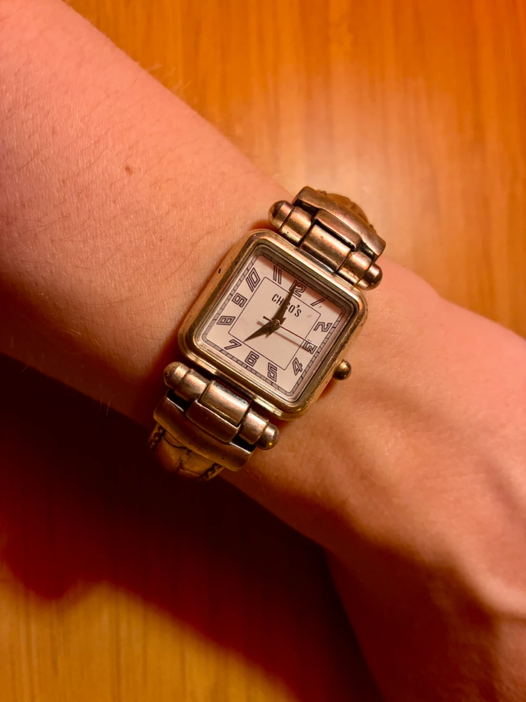 Chico's Women's Gold Tone Rectangular Wristwatch - photo 4