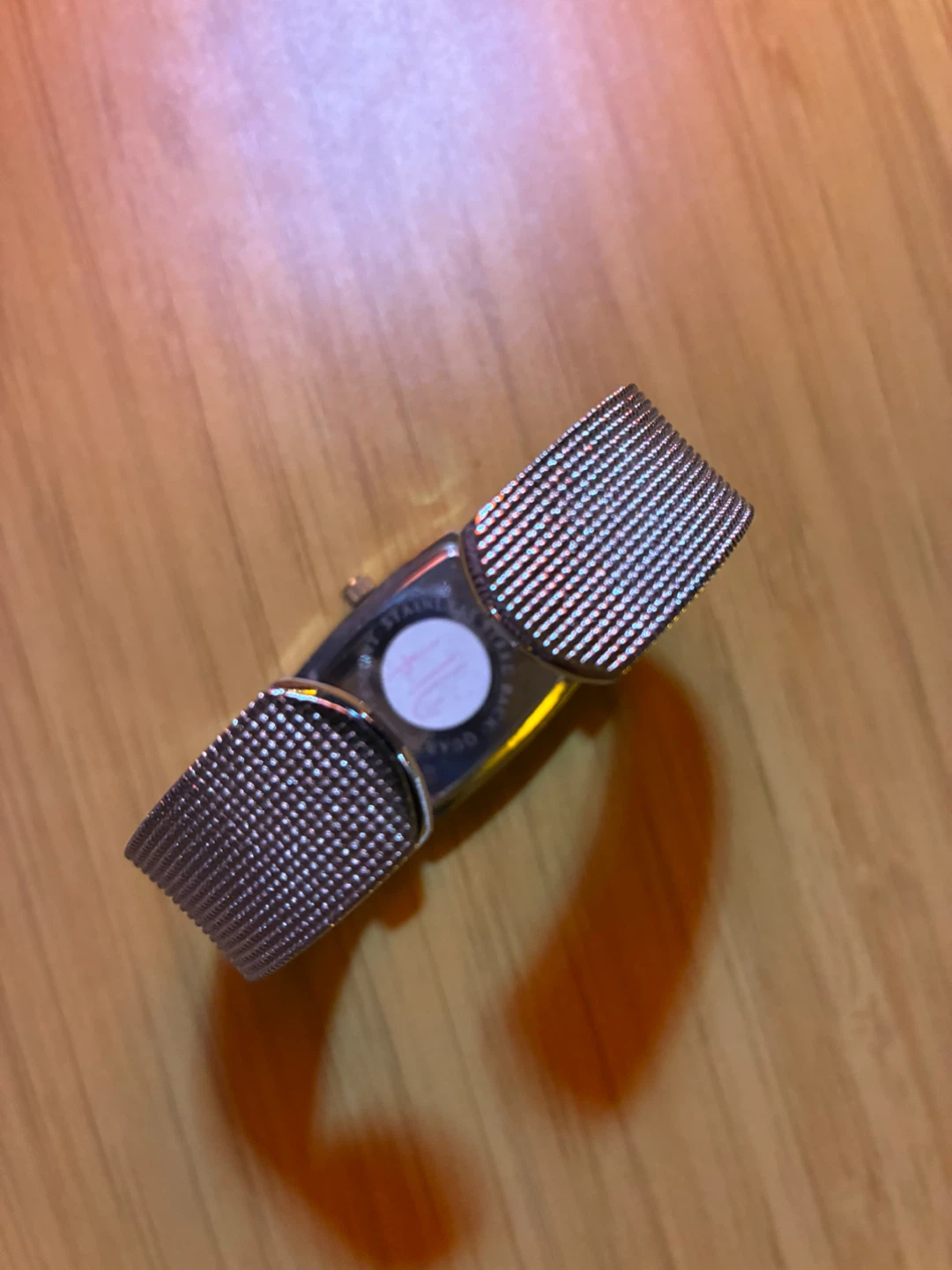 Rectangular Face Mesh Band Watch - photo 4