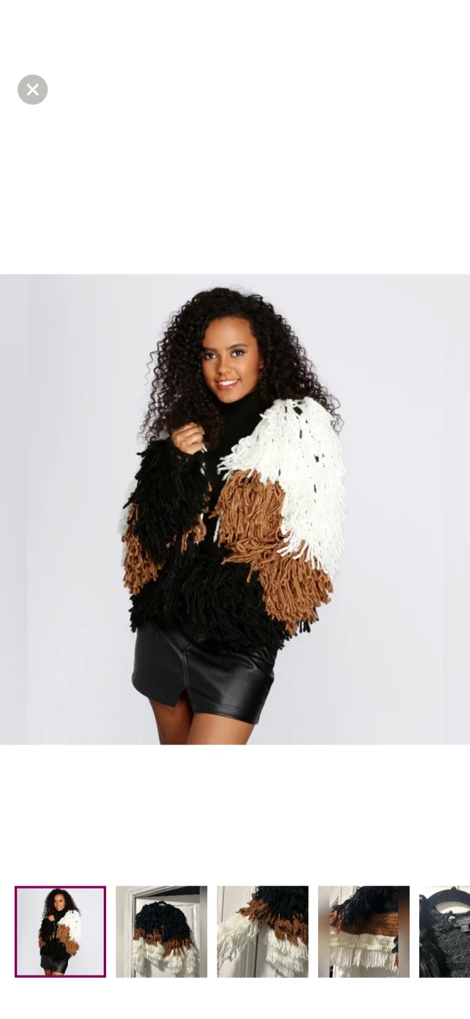REVOLVE x Chrissy Teigen xxS fuzzy soft cardigan jacket