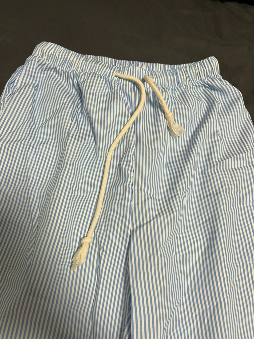 Two Pairs of Pants - Striped and Solid Green - photo 2