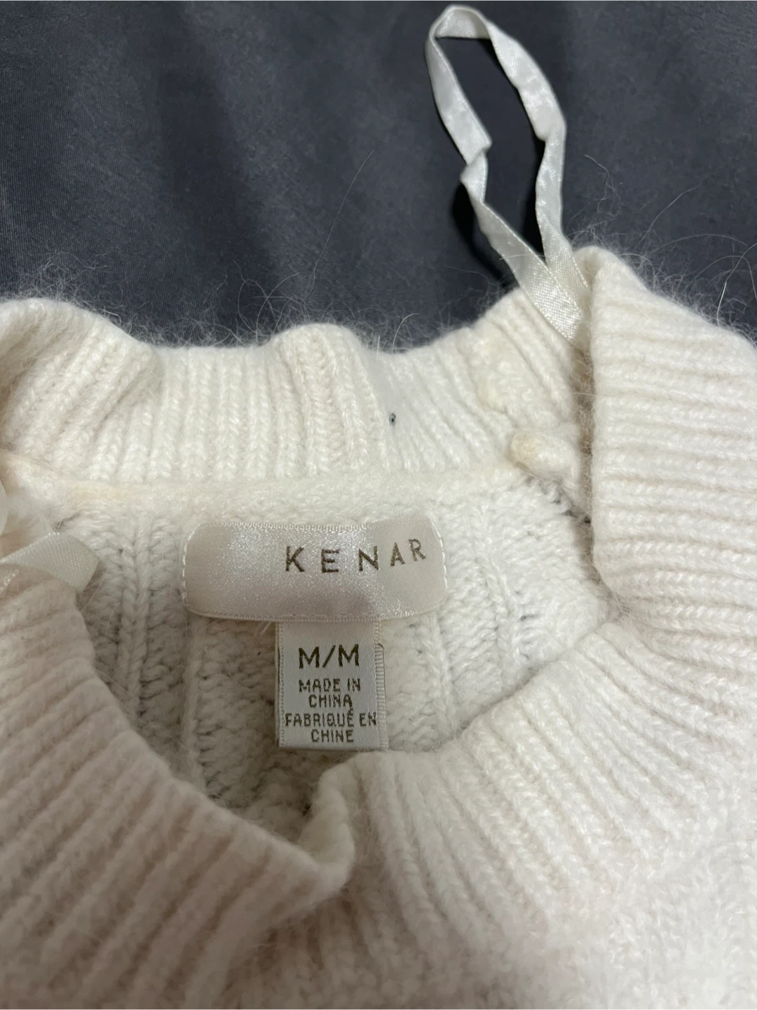 Kenar Cable Knit Sweater M/M Cream - photo 2