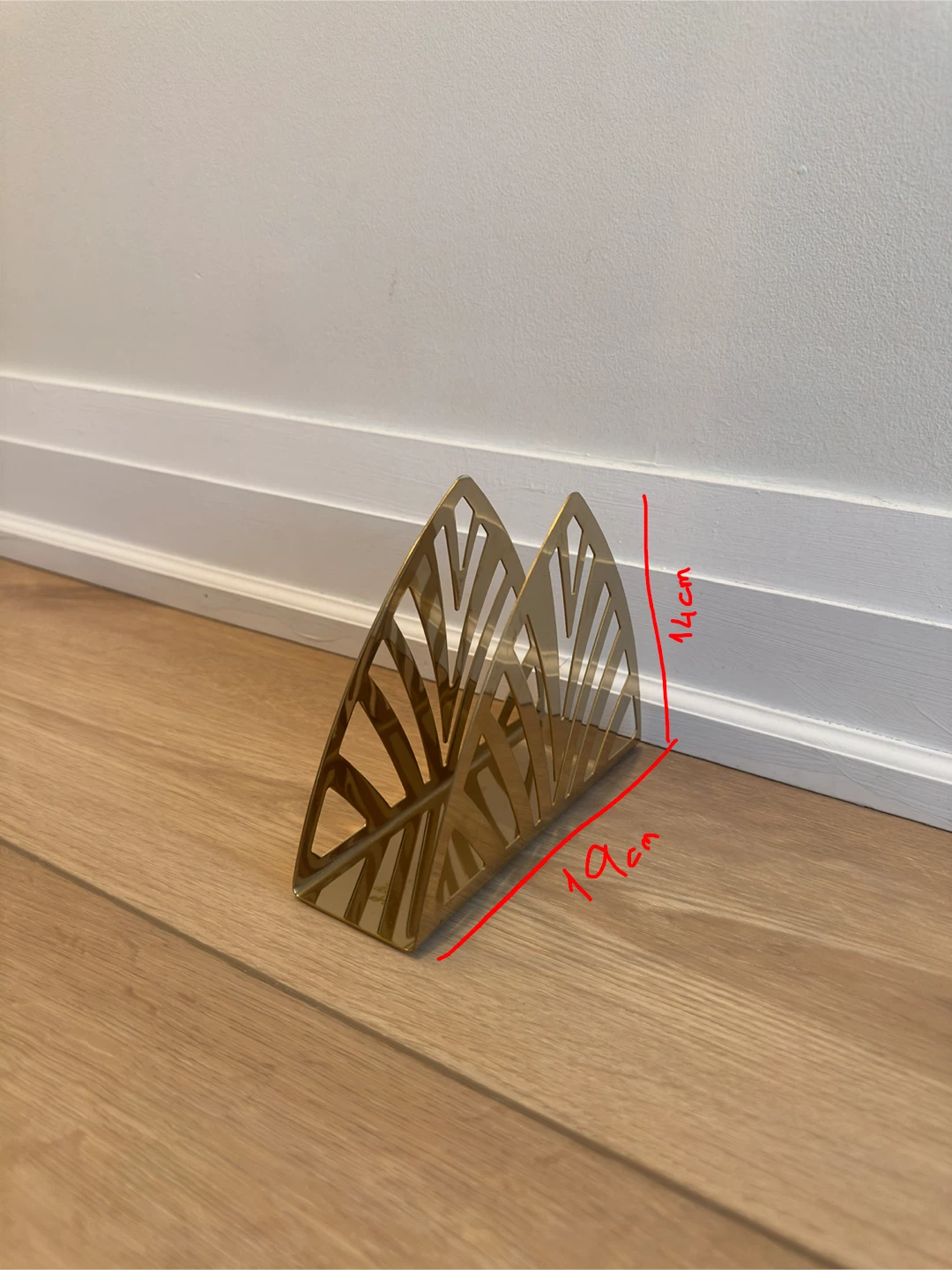 Gold Metal Napkin Holder