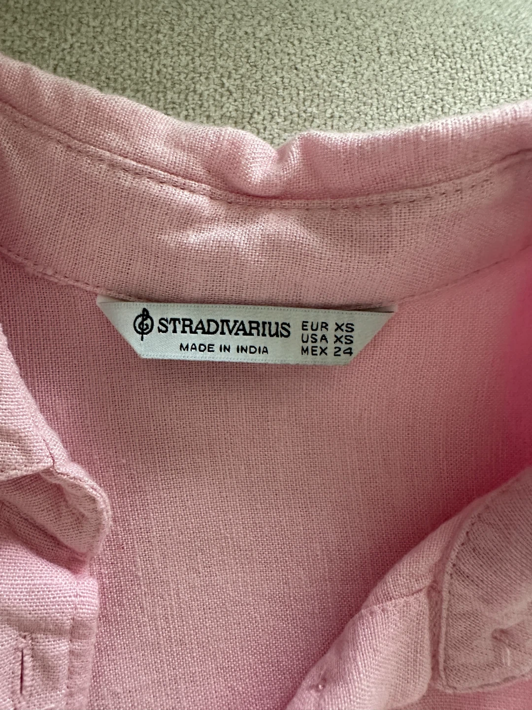 Stradivarius Pink Button-Up Shirt - photo 3