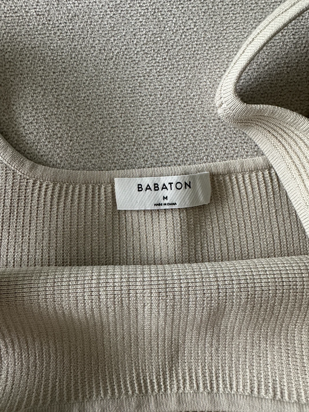 BABATON ribbed tank top size M - photo 2