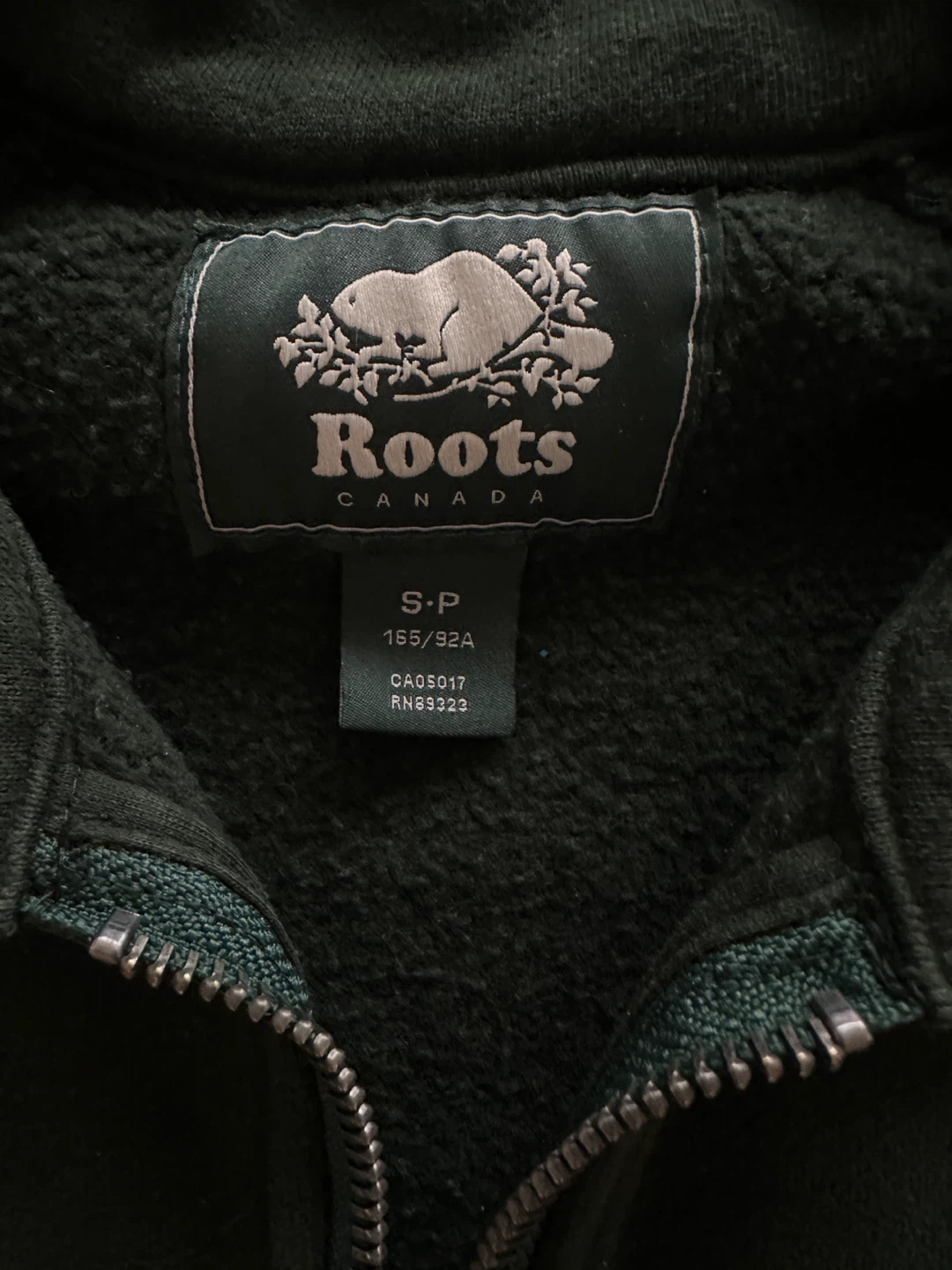 Roots Quarter Zip Sweatshirt - Small - photo 2