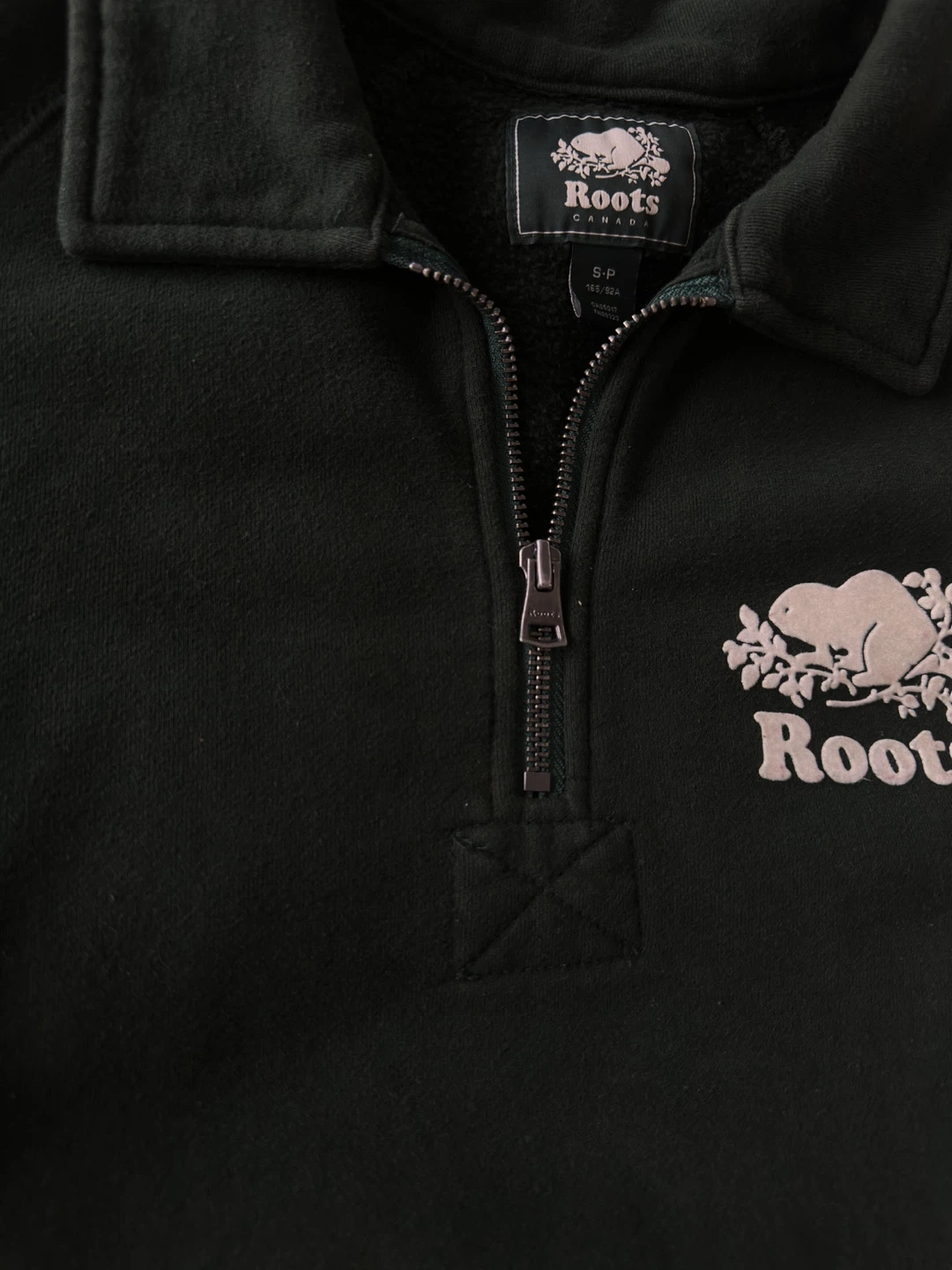 Roots Quarter Zip Sweatshirt - Small - photo 3