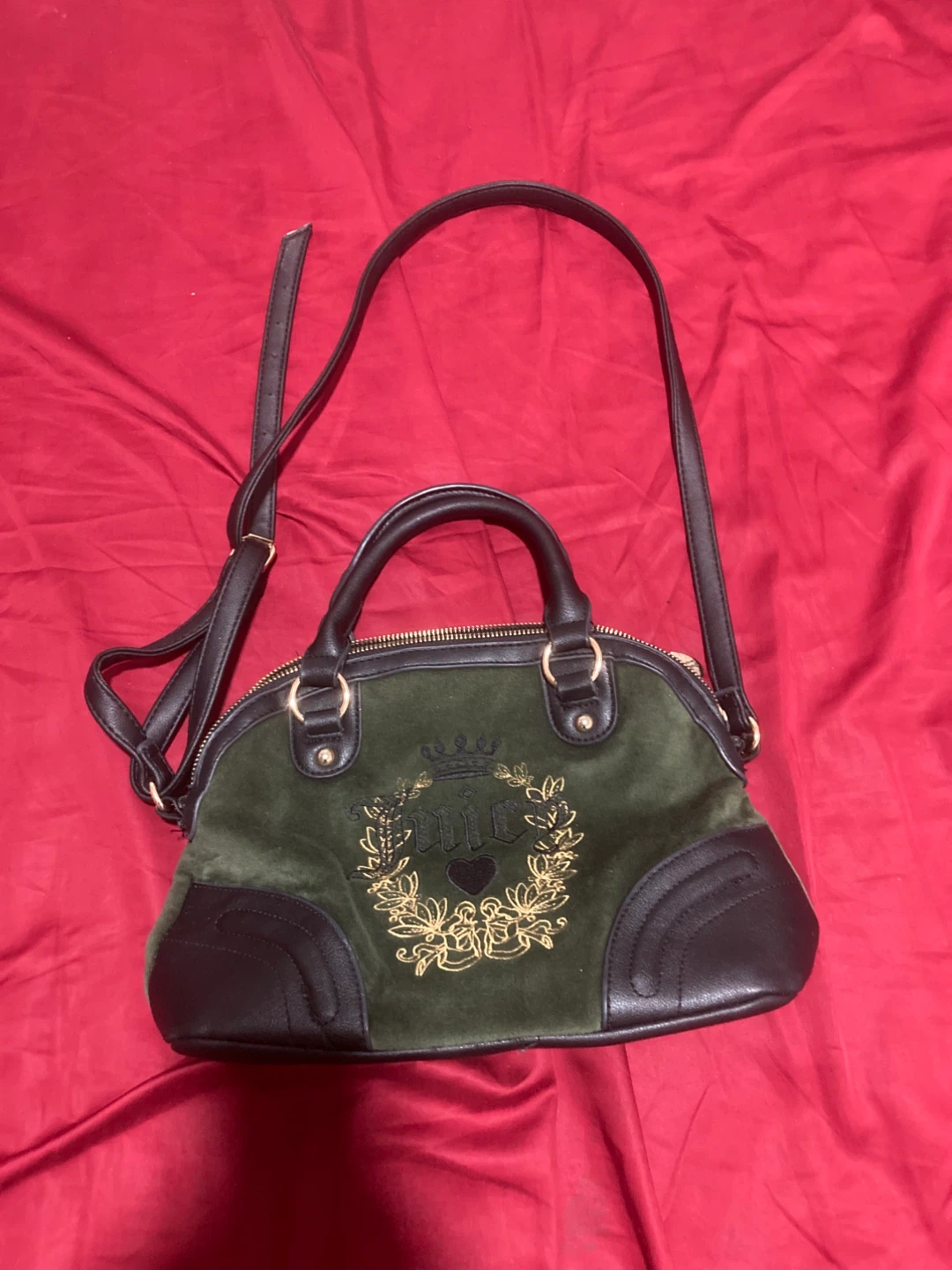 Juicy Couture Velour Satchel Bag