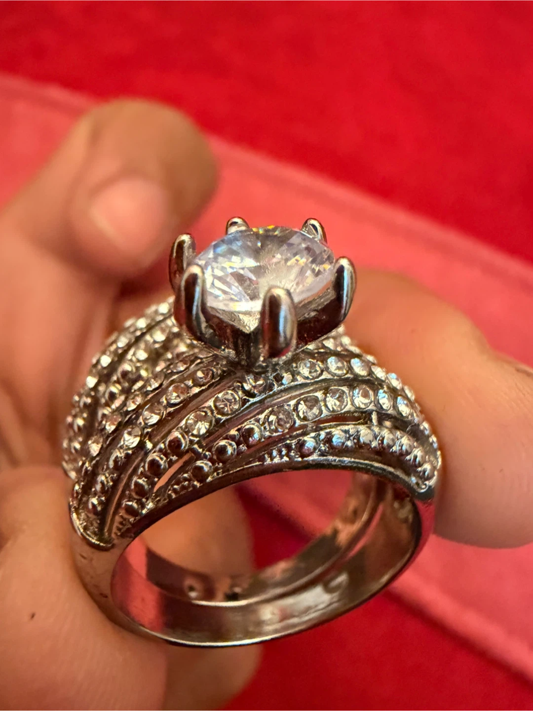 Rondelle and Engagement Ring Set - photo 2