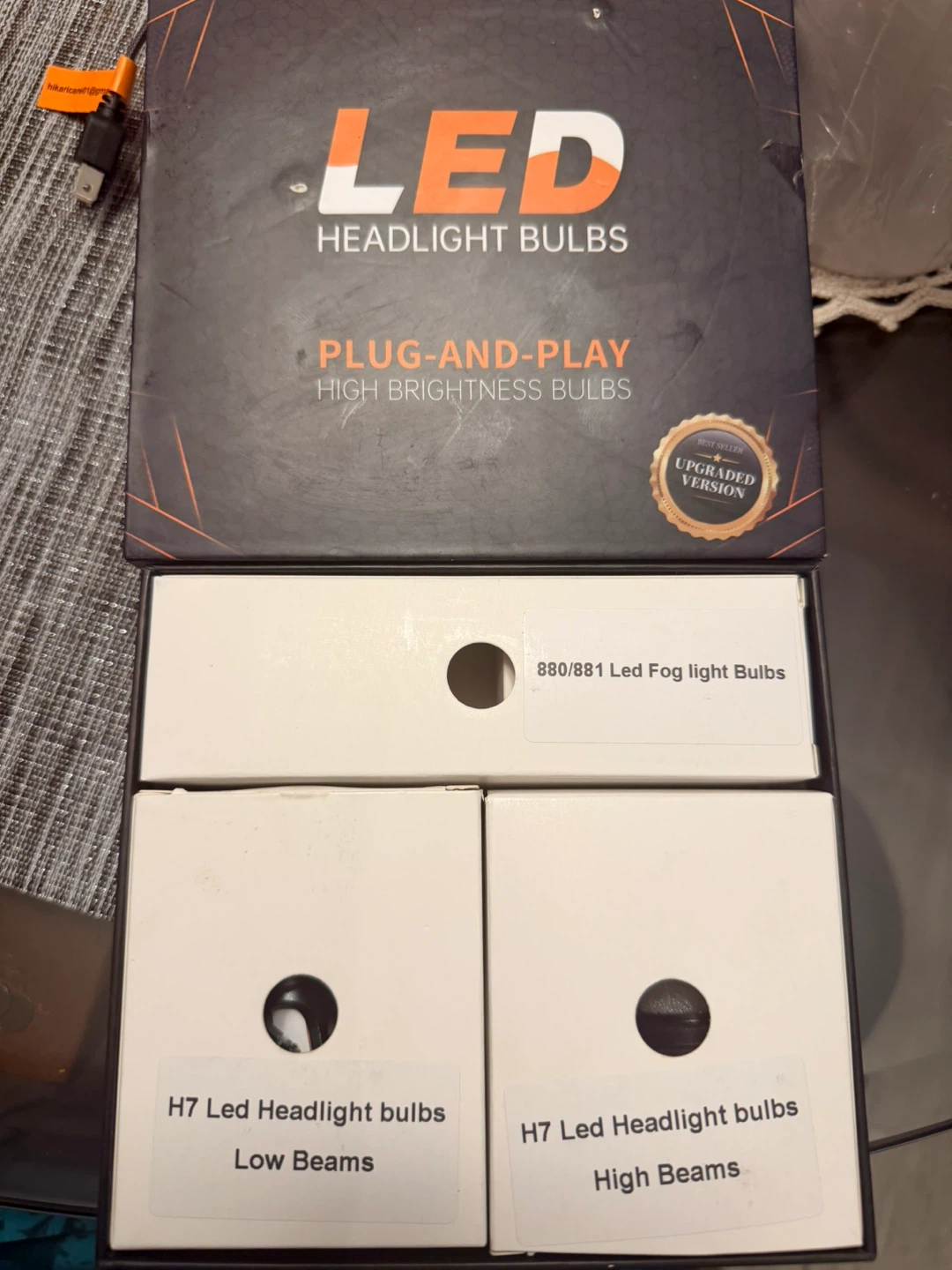 LED Bulb Kit H7 High/Low + 880/881 + Free H7 Pair - photo 2