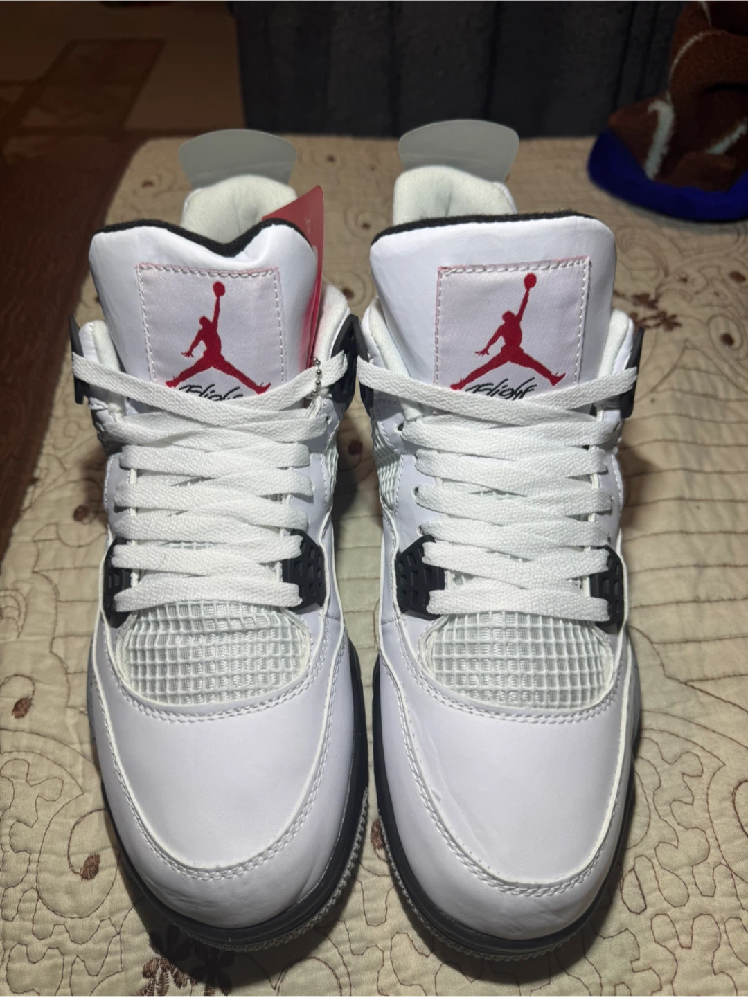 Air Jordan 4 Retro White Cement Mens Size 10