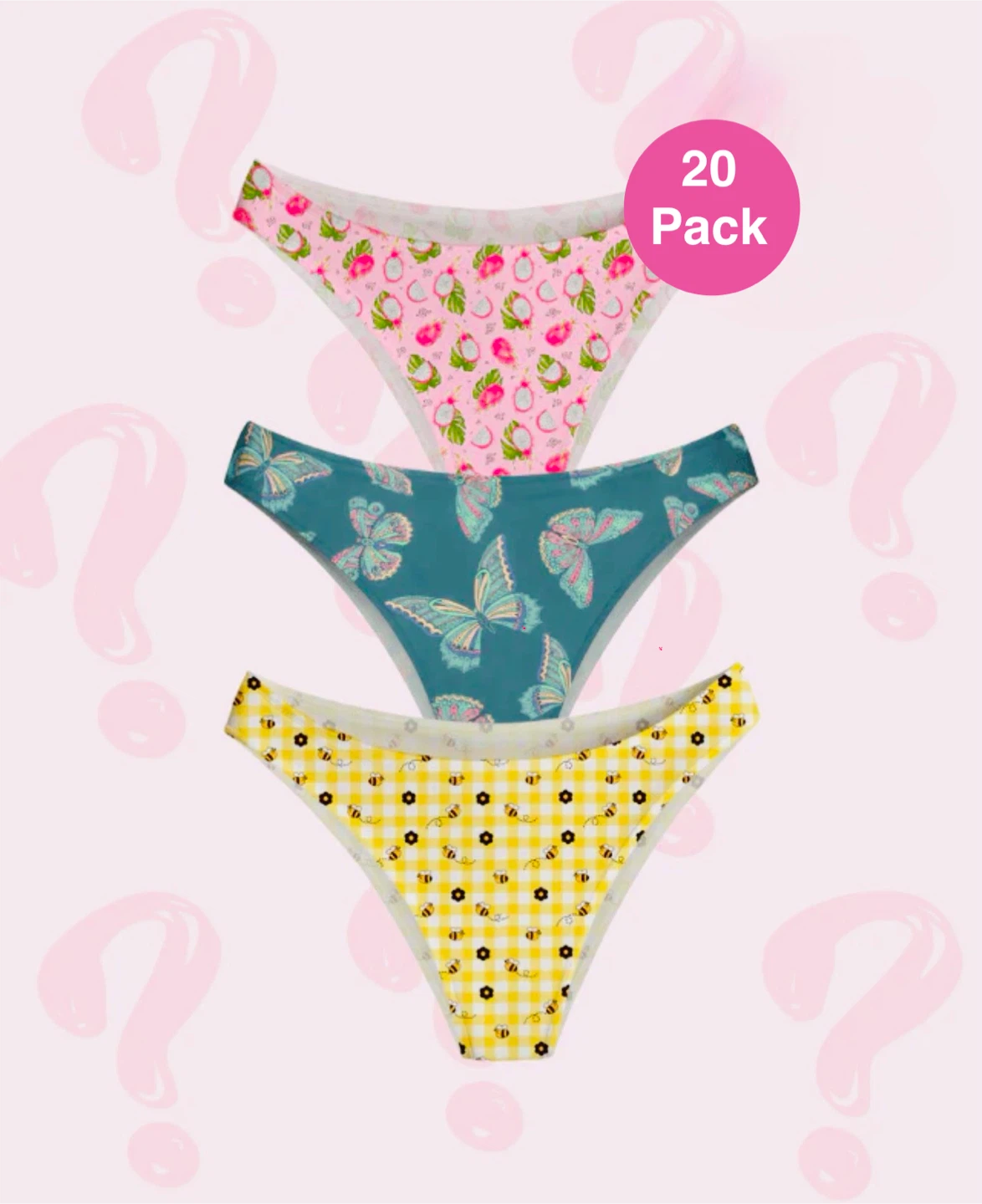 20-pack  woman’s underwear size - XS
