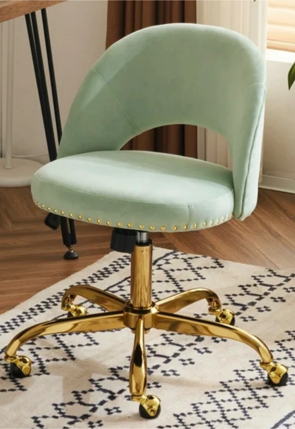New in Box Office Desk Chair, Adjustable Flannel - photo 3