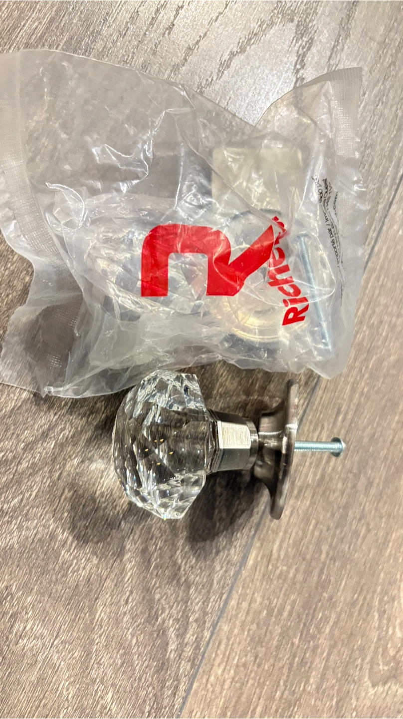 Set of two Richerlink Crystal Glass Door Knob - photo 2