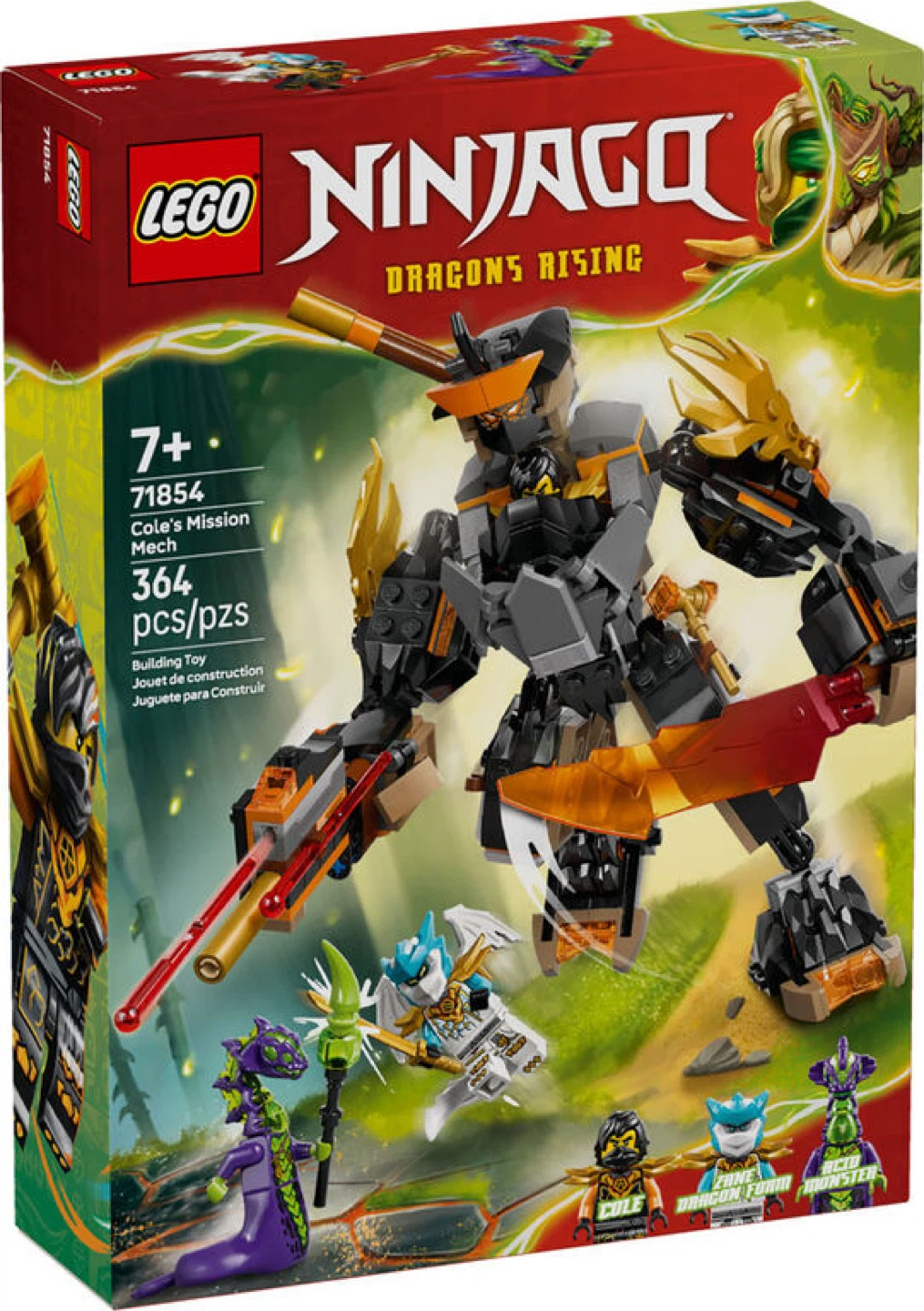 LEGO Ninjago Cole's Mission Mech Building Set 71854