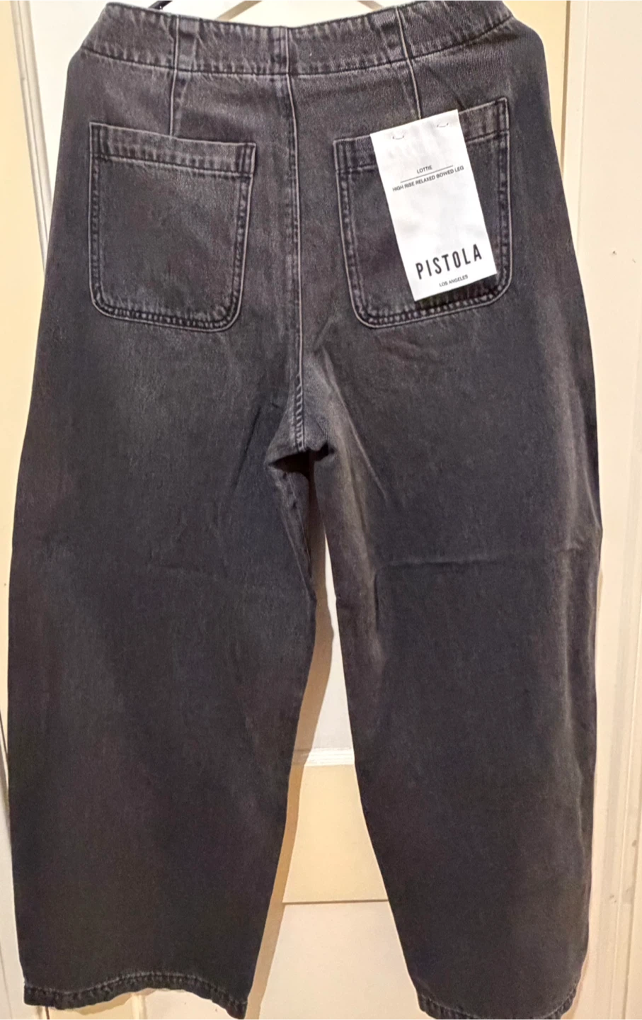 Pistola Lottie High Rise Relaxed Bowed Jeans - photo 4