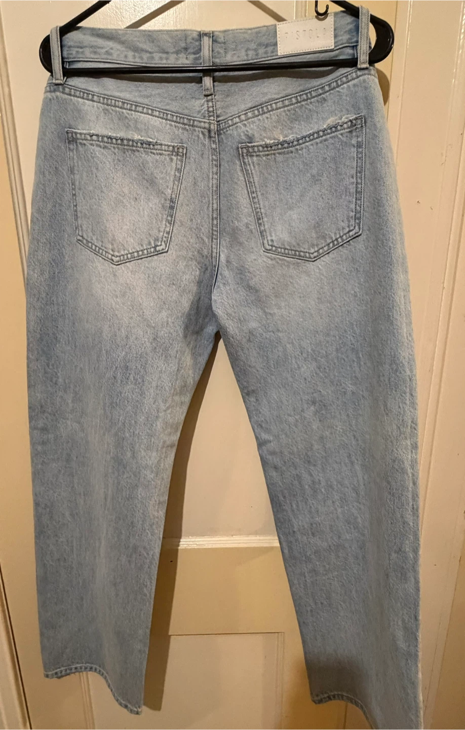 Pistola light wash mid rise straight jeans size 26 - photo 4