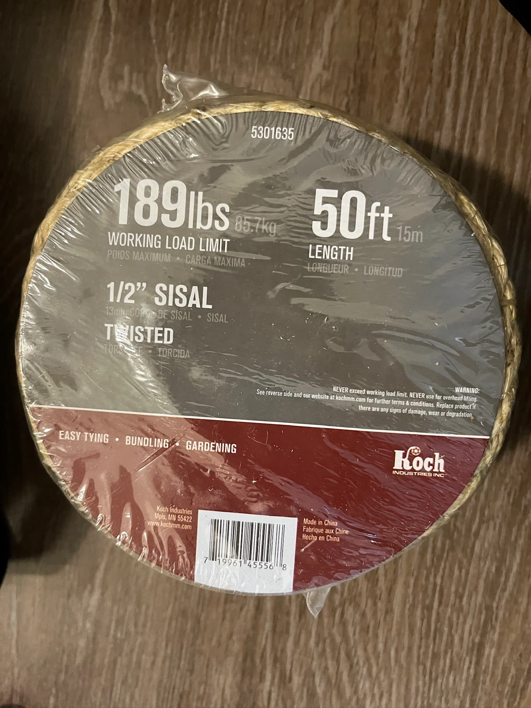 Koch Industries 1/2" Sisal Rope - 50ft