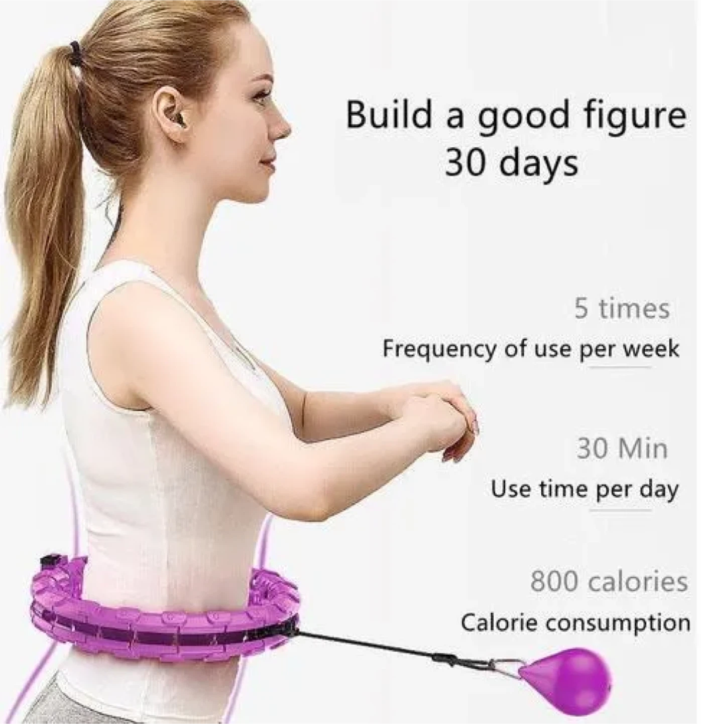 HOLA 2-in-1 Smart Hula Hoop