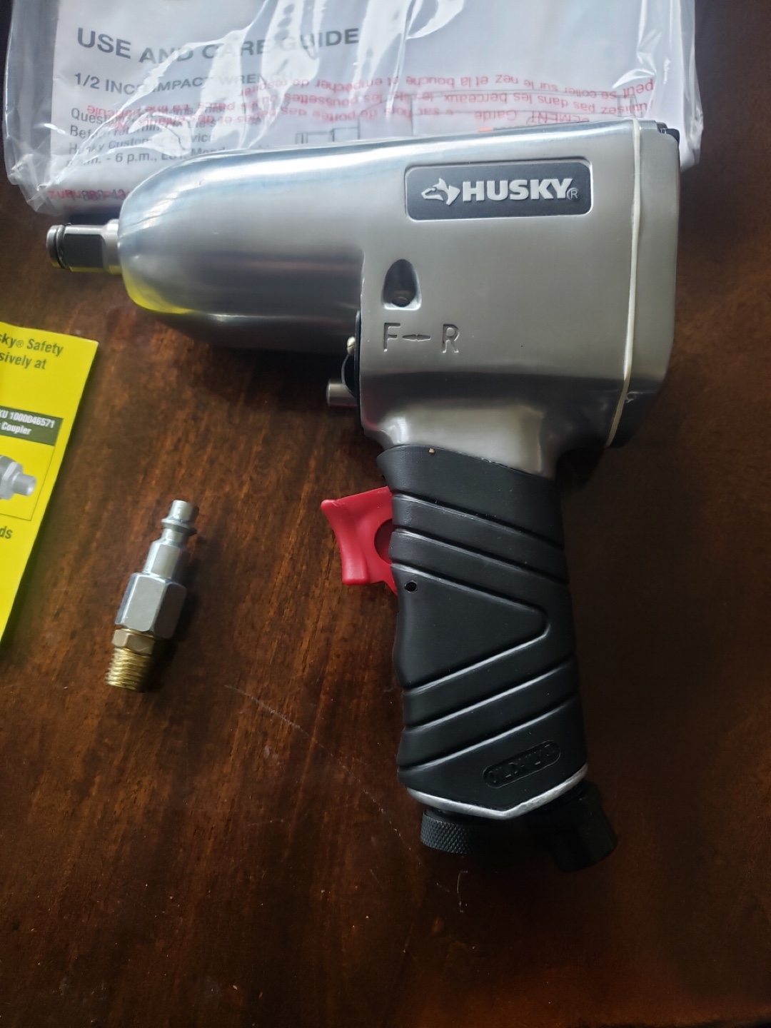Husky 1/2 Inch Impact Wrench - 300 FT-LBS - photo 5