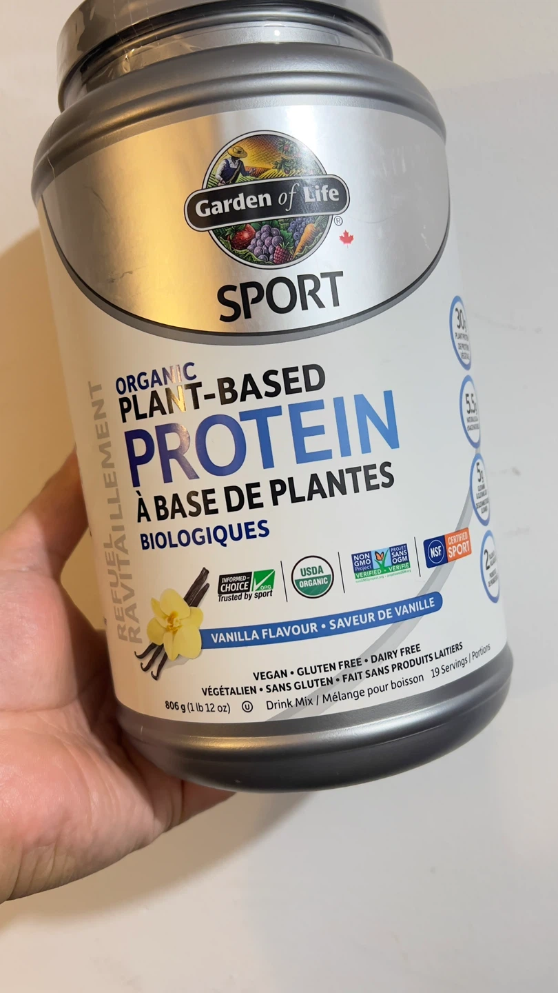 Garden of Life Sport Organic Plant-Based Protein Vanilla Flavour - photo 3