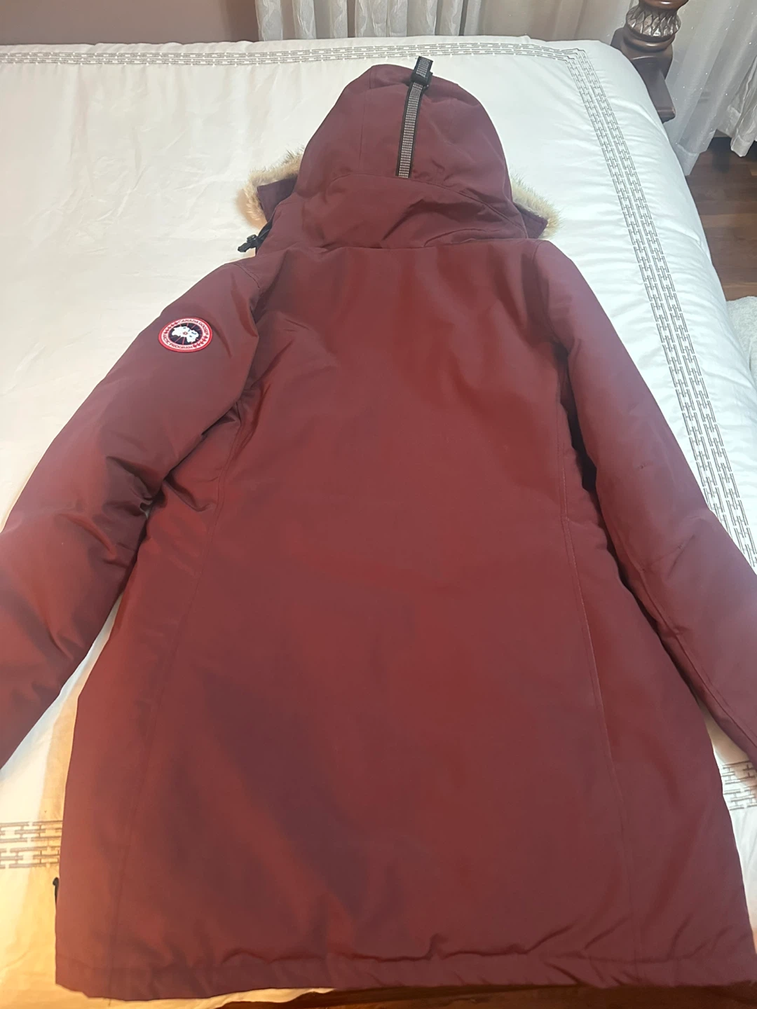 Canada Goose Red Parka Coat - Women's Size L - photo 5
